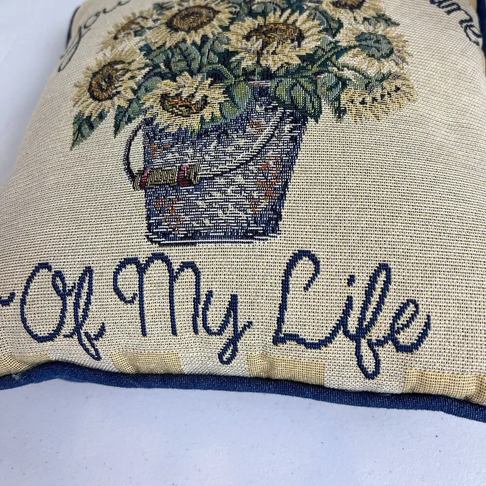 Sunflower Tapestry Pillow 12